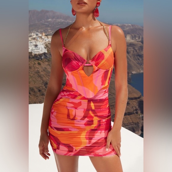 Oh Polly ruched mini dress - Picture 2 of 16